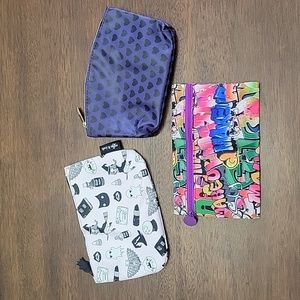 Three Ipsy Makeup Bags